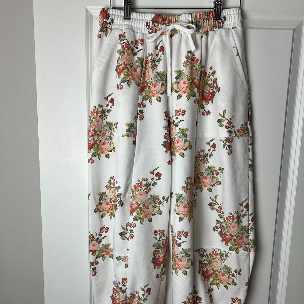 Floral Print Sweatpants